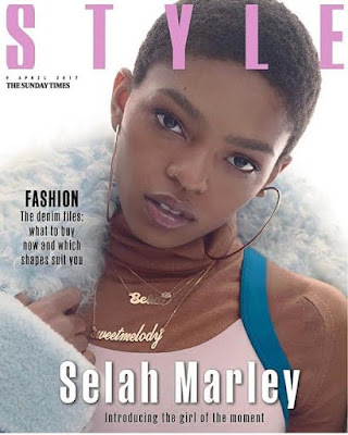 A As beautiful as her mom! Lauryn Hill's daughter, Selah, on the cover of Sunday Times Style Magazine