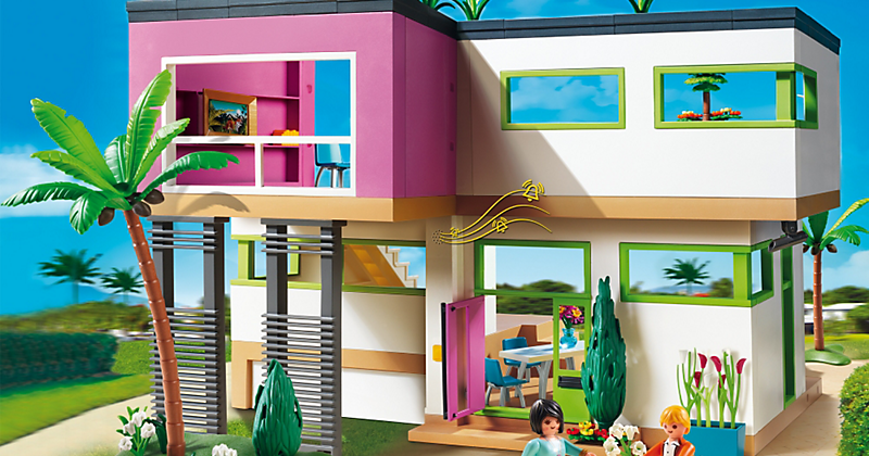 Tía Witty: Modern luxury mansion Playmobil