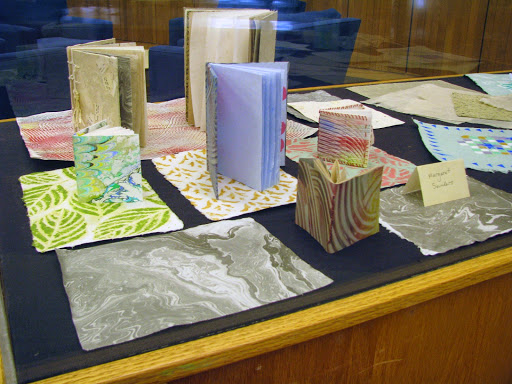 Finished products on display