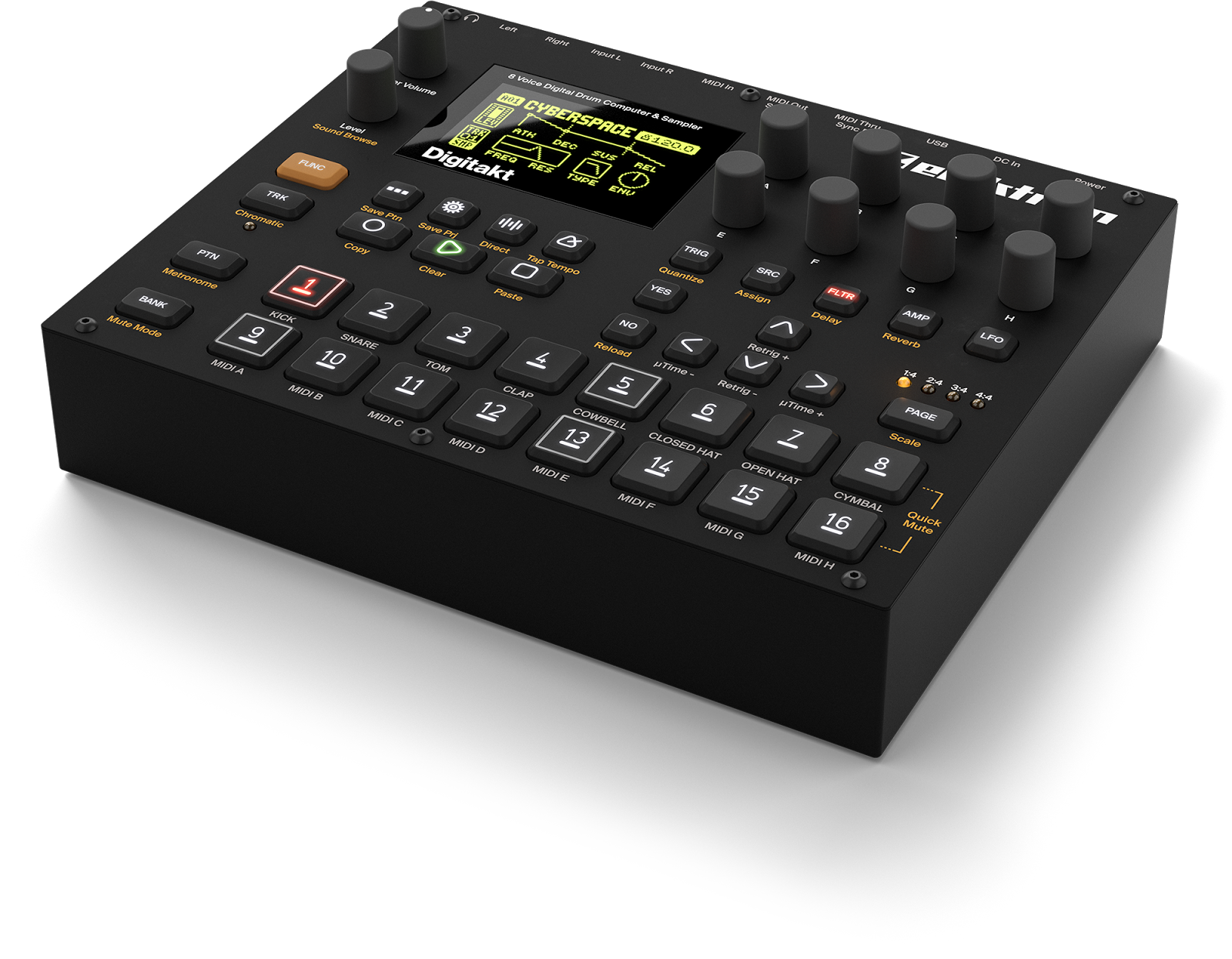 MATRIXSYNTH Elektron Introduces Digitakt Eight Voice Digital Drum