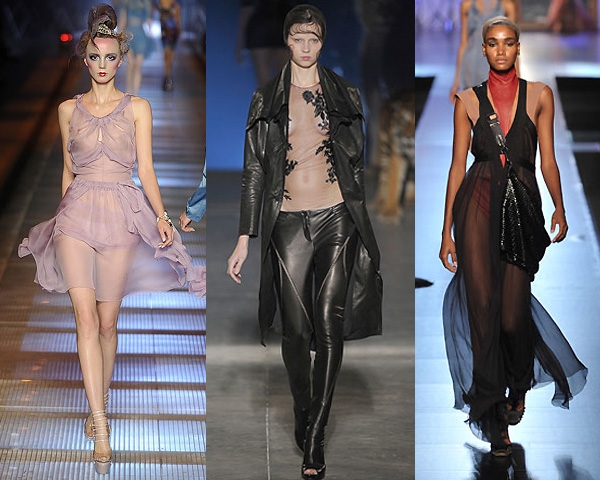 models clothes See through runway