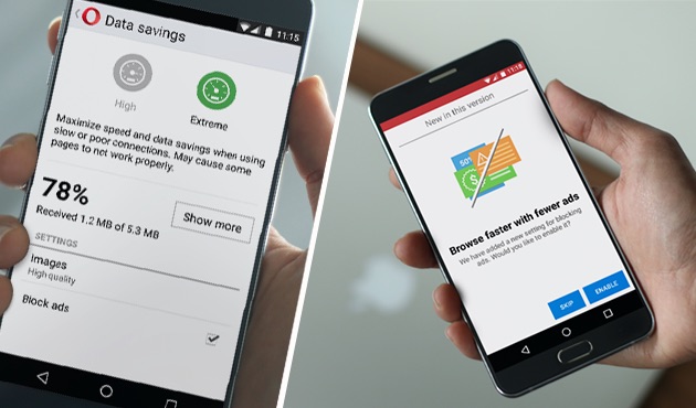 Chặn quảng cáo trên opera mini Chặn quảng cáo trên opera mini