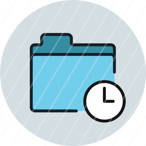 date, files, folder, history, storage, time, icon date, files, folder, history, storage, time, icon