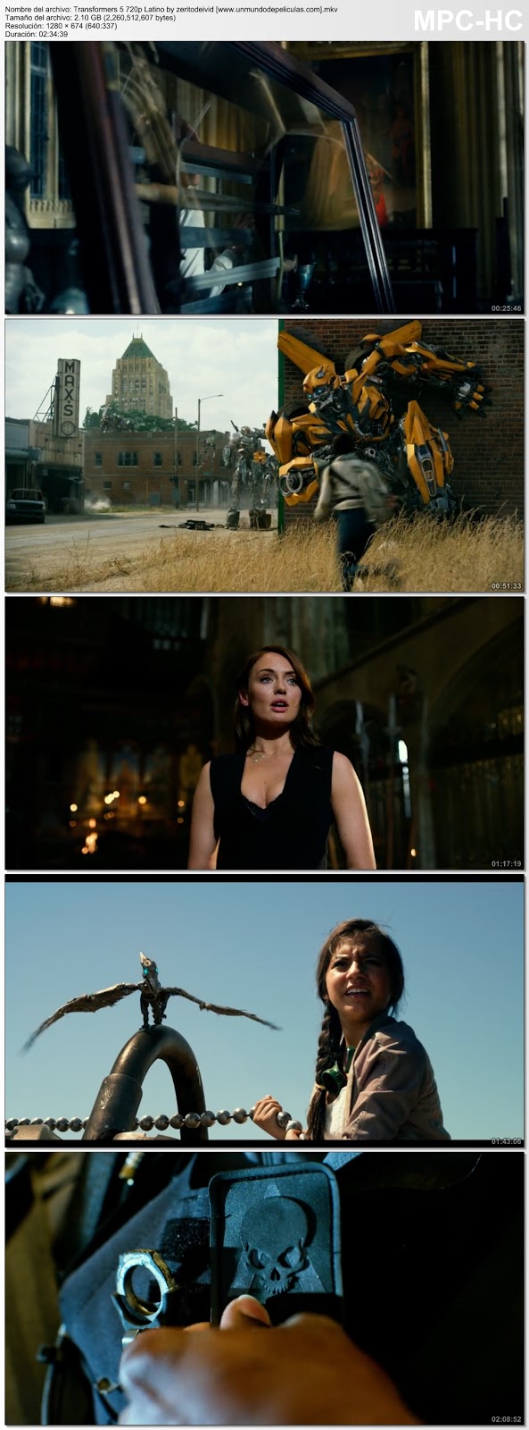 Capturas de la película.