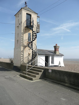 Old Lookout on Crag Path in Aldeburgh