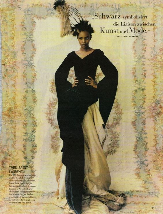Vintage: Ling Tan Editorial for Vogue Germany, October 1997