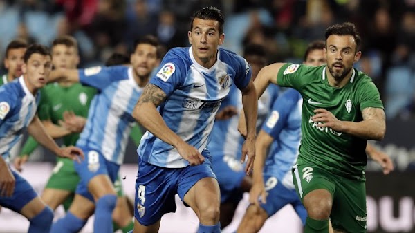 Málaga 1-1 Sporting: Reparto de puntos en La Rosaleda