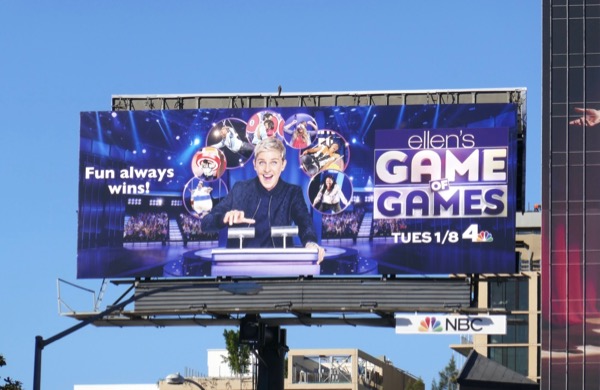Ellen's Game of Games season 2 billboard Ellens Game of Games season 2 billboard