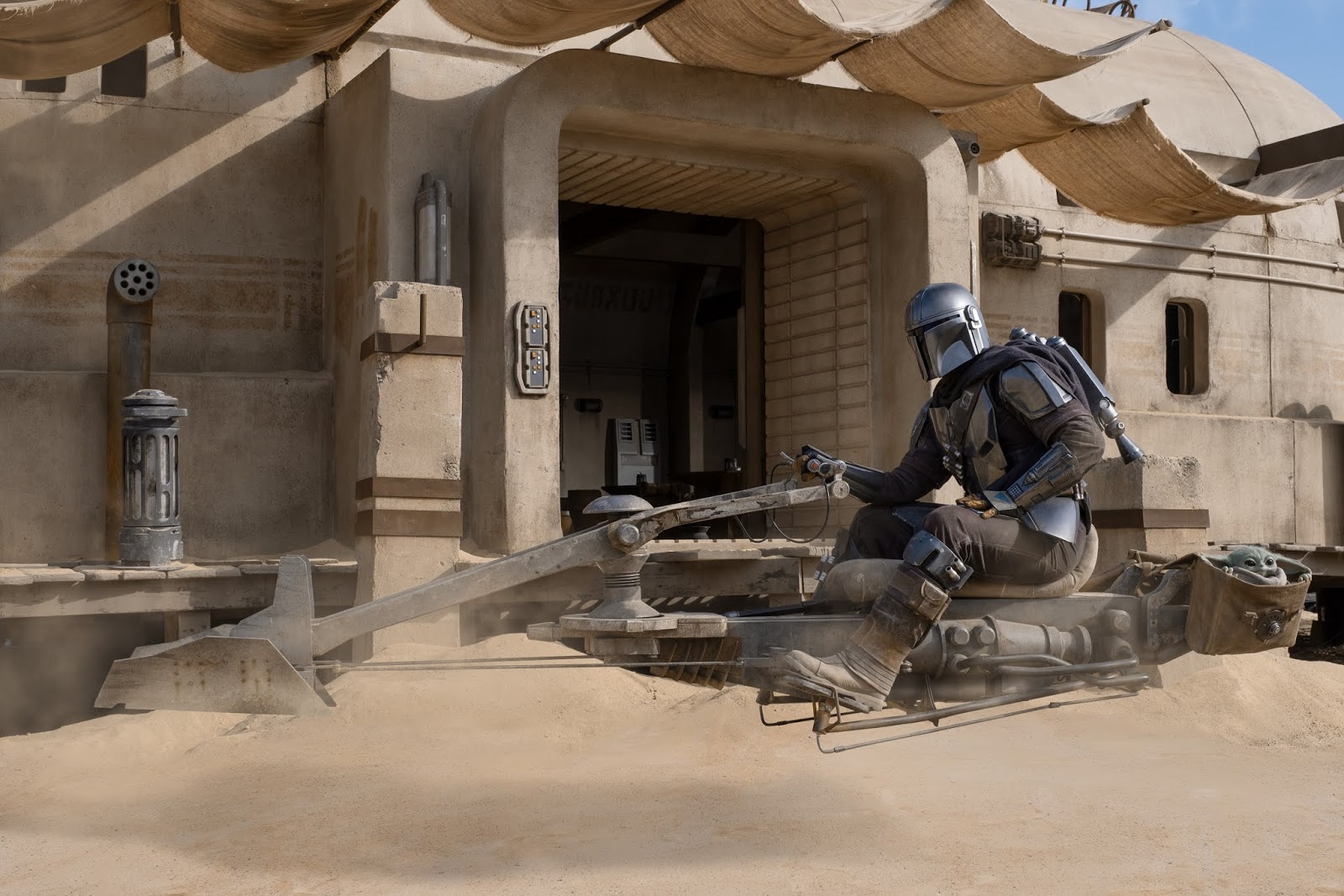 mandalorian riding bantha pop