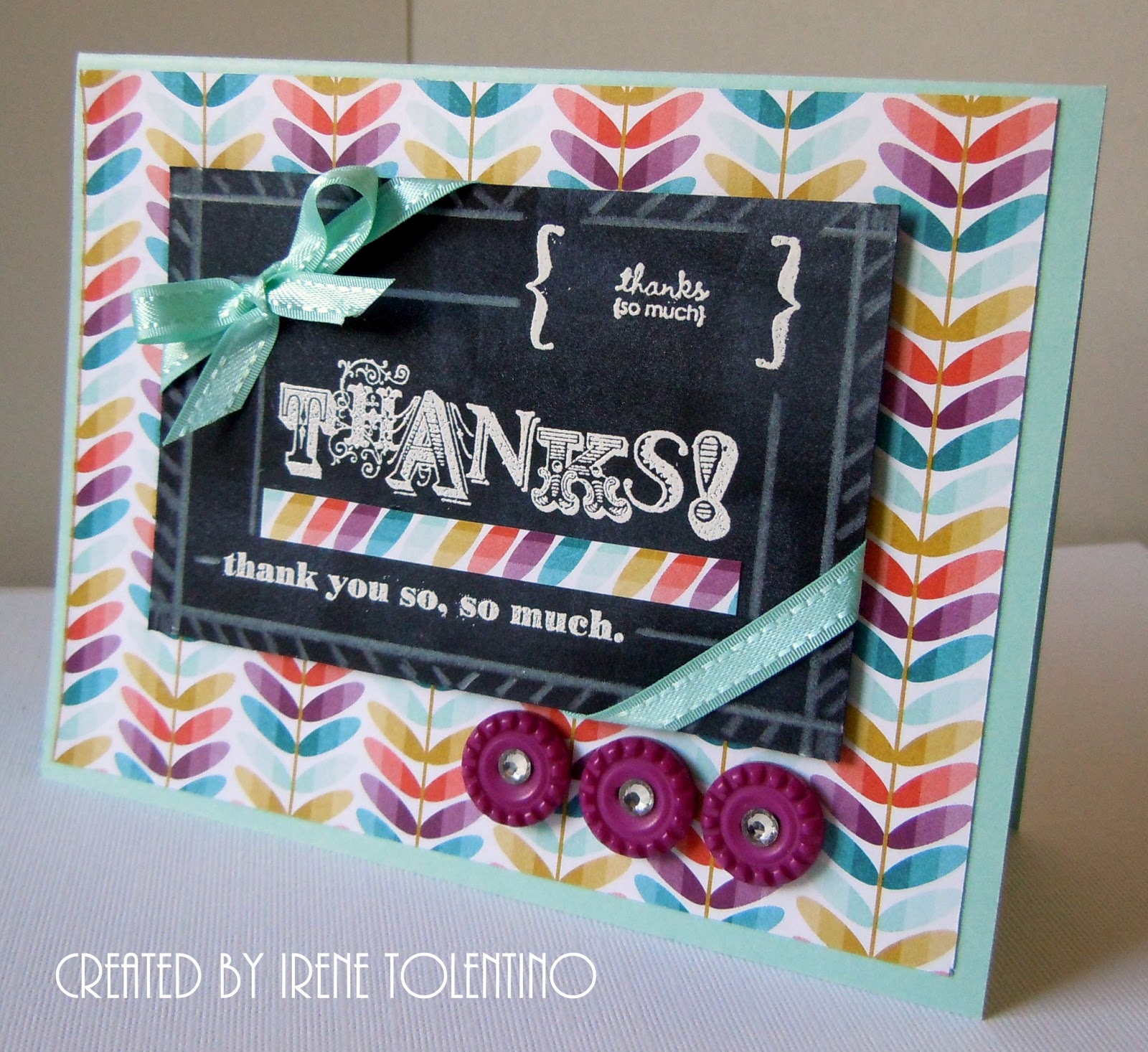 Relax. Make a Card: Chalkboard Thank You