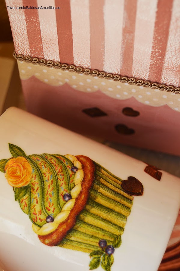 Servilletas con cupcakes para decorar