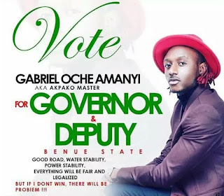 Terry G Also Declares His Intention To Run For Benue State Governorship Elections Terry G Also Declares His Intention To Run For Benue State Governorship Elections