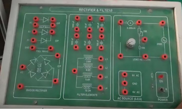 Full wave rectifier without using filter lab experiment | Electronics