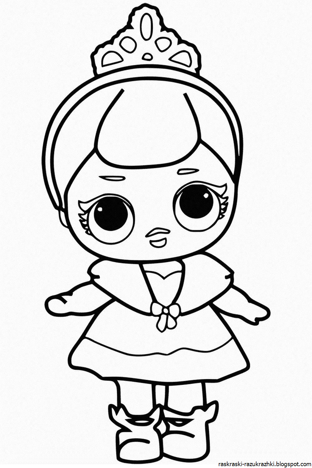 Раскраски Для Девочек Куклы