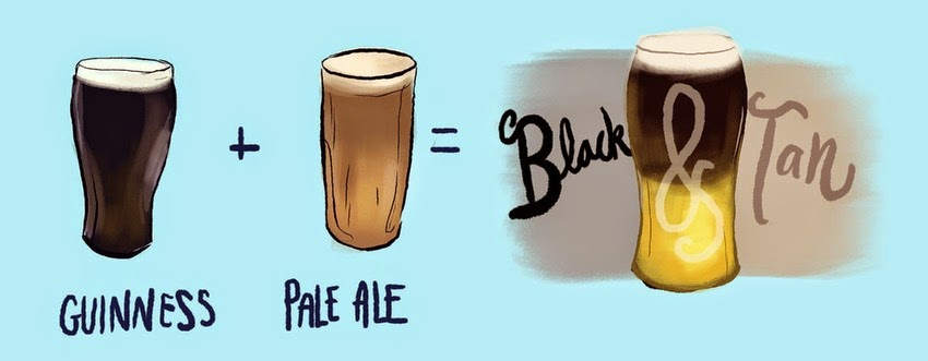 Black&Tan coctel cerveza