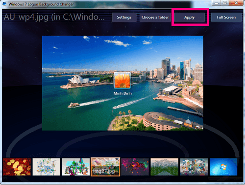 Cách thay đổi màn hình đăng nhập trên Win 7