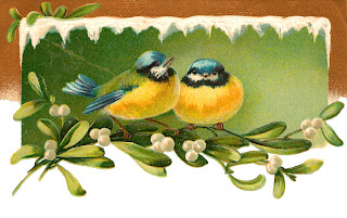 Christmas mistletoe clip art christmas mistletoe birds image download