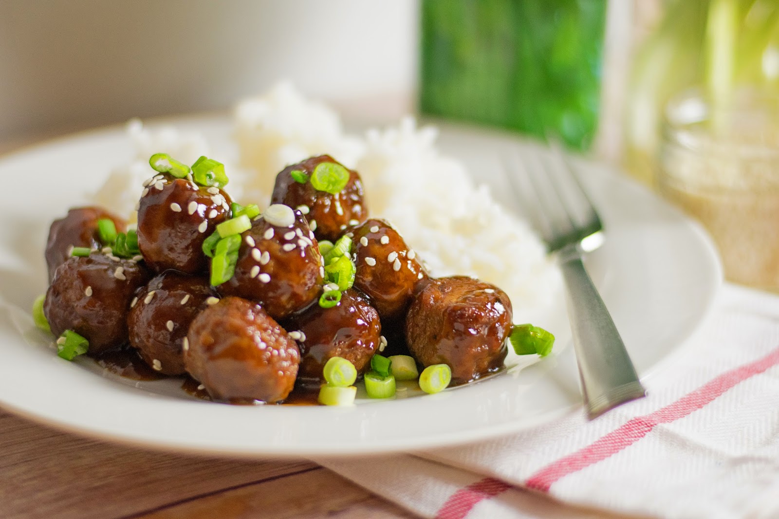 Crockpot Teriyaki Meatballs The Kitchen Wife