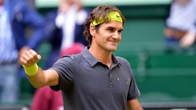 Roger Federer Halle'de Finalist