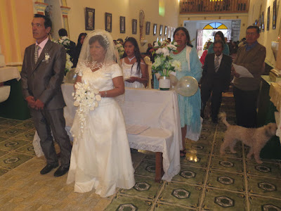 Gestrenges Brautpaar er Argentinier, sie Bolivianerin.