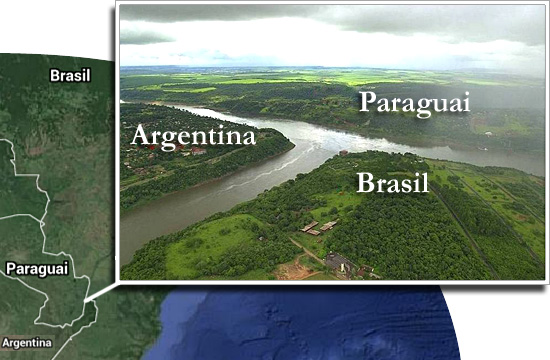 Fronteiras pelo mundo-Brasil Argentina e Paraguai