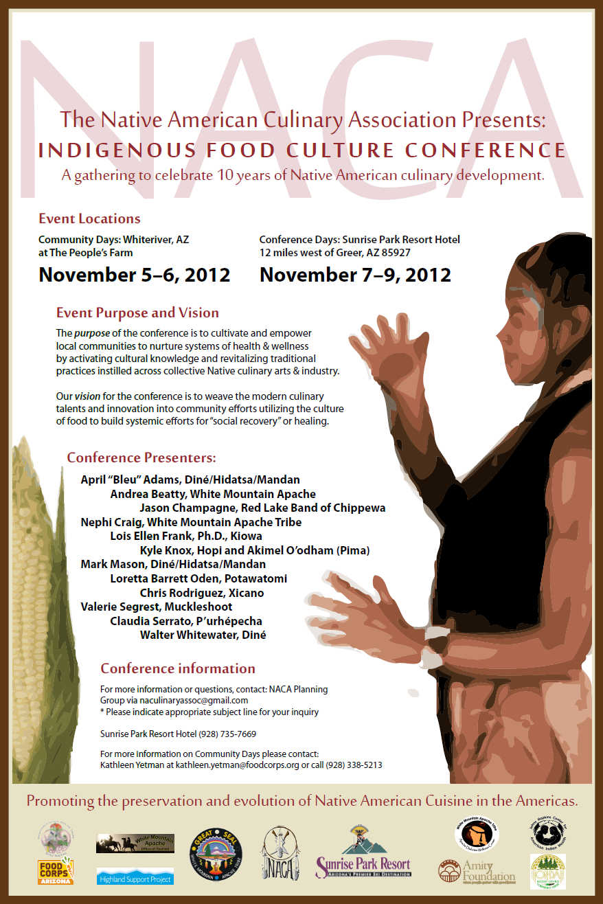 Apaches in the Kitchen NACA Indigenous Food Culture Conference Presenters