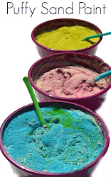 sand paint puffy recipe homemade fun activities sensory play making
