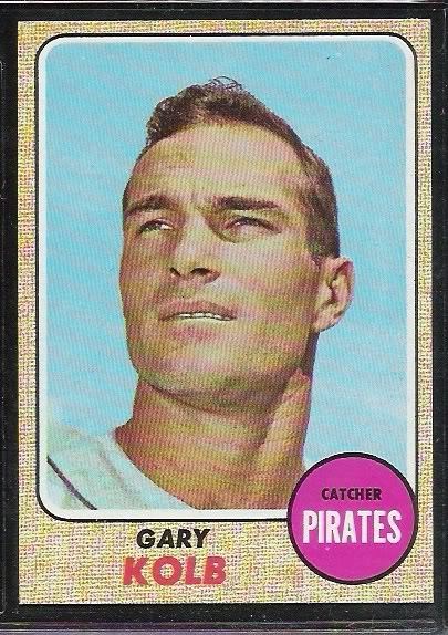 Gary Kolb 1968 baseball card