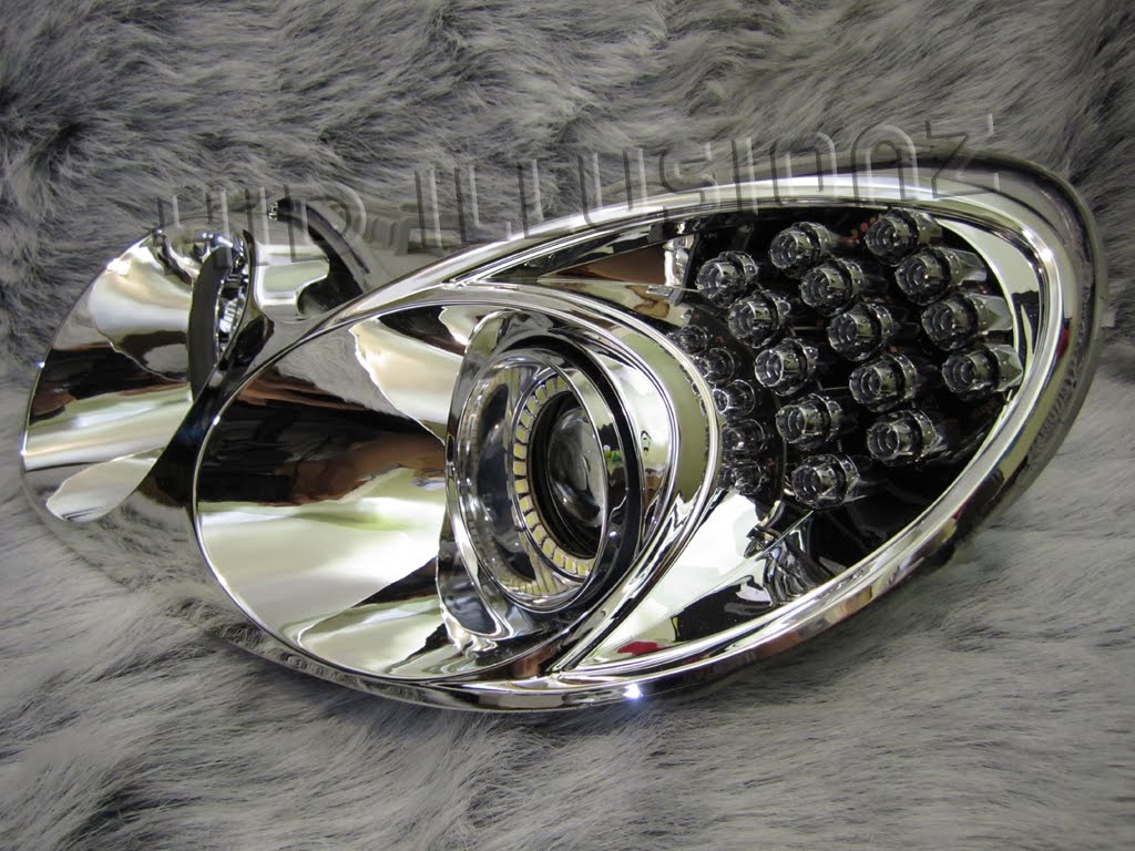 HID ILLUSIONZ Hyundai Sonata Custom LED Angel Eyes TSX Projector HID