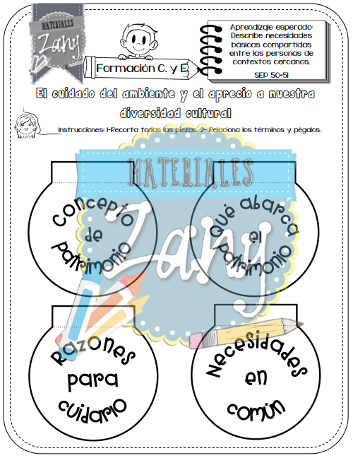 Materiales Zany Tercer Grado Bloque III Materiales Zany