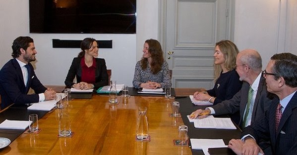 Prince Carl Philip and Princess Sofia attended the meeting of the ...