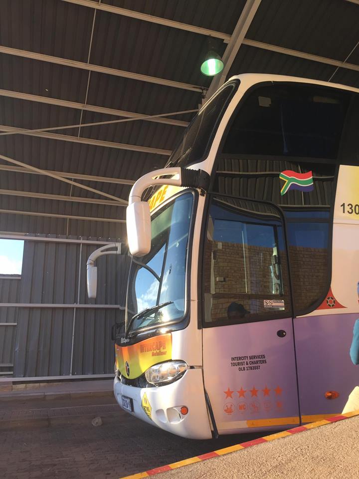 Namibia to South Africa on the Intercape Bus There Kylie Goes
