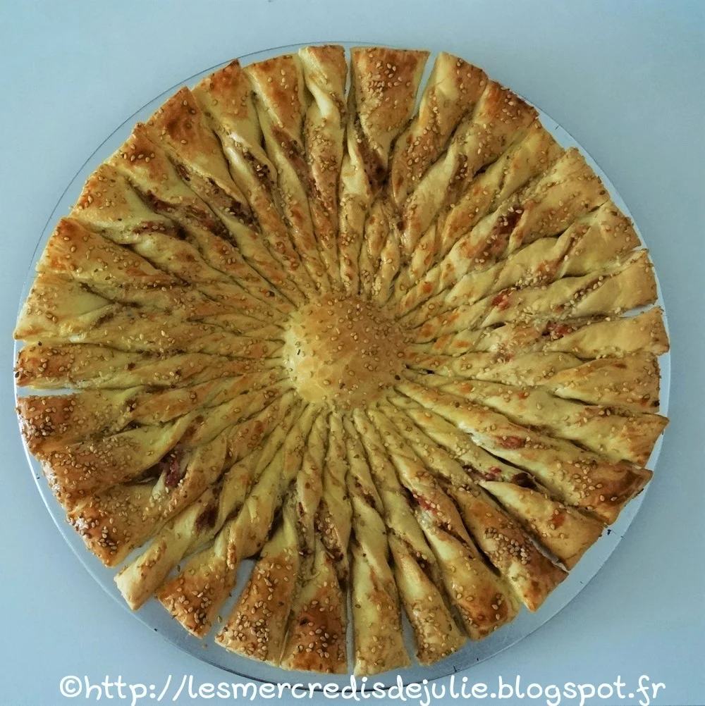 Les Mercredis de Julie: Tarte soleil Boursin jambon