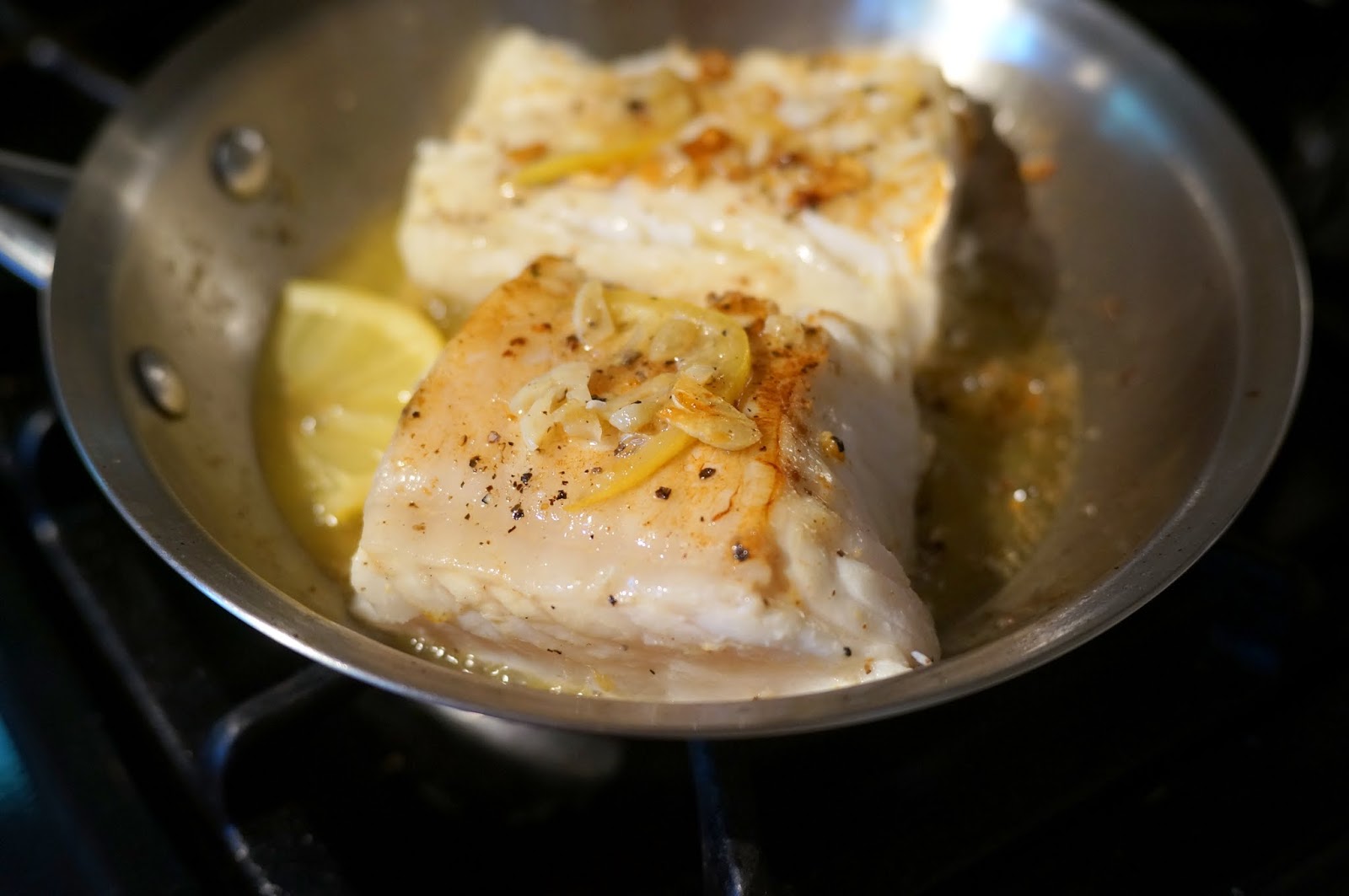 Chilean Sea Bass with Butter & Lemon
