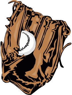They say you catch more flies with honey, but I don't think MLB rules allow it. Illustration of baseball mitt with baseball in the pocket