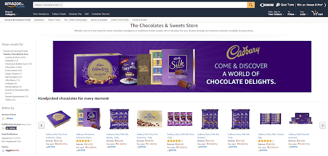 MONDELEZ INDIA & AMAZON.IN LAUNCH INDIA’S FIRST VIRTUAL CHOCOLATE & SWEET STORE MONDELEZ INDIA & AMAZON.IN LAUNCH INDIA’S FIRST VIRTUAL CHOCOLATE & SWEET STORE