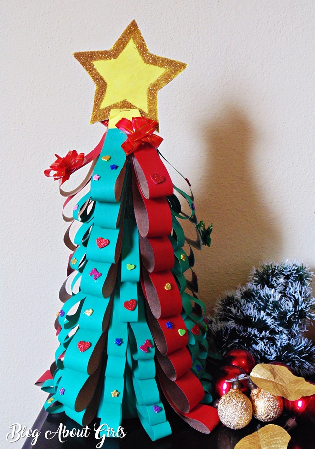 Beleza | Blog Dicas da Gi: DIY: Árvore de Natal de Papel Cartão!