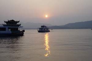 Sunset in West Lake, Hangzhou