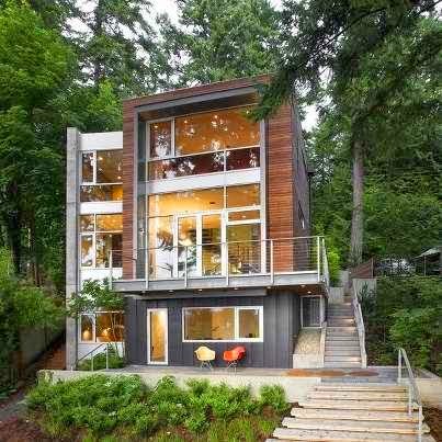 View Rumah Modern Ala Korea Background