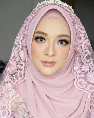 model hijab pengantin syari terbaru
