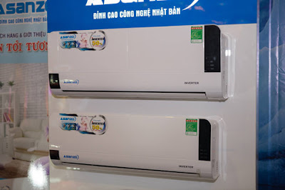 Mẫu máy lạnh được tích hợp công nghệ inverter mang thương hiệu Asanzo