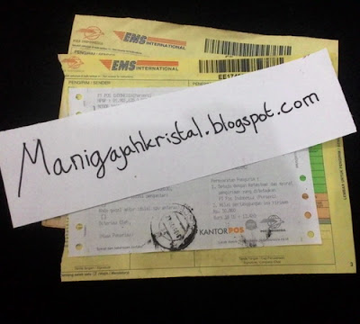 Bukti pengiriman mani gajah Bukti pengiriman mani gajah