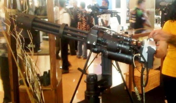 Eli Gun, Senapan Mesin Produksi PT Danan Armaments. PROKIMAL ONLINE Kotabumi Lampung Utara