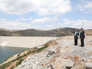 Vali Özkan, Bozkır Barajına İncelemelerde Bulundu