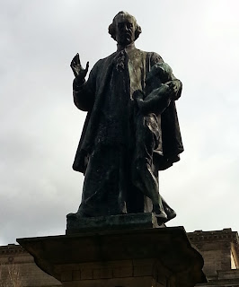 Statue of Father Nugent in St Johns Gardens