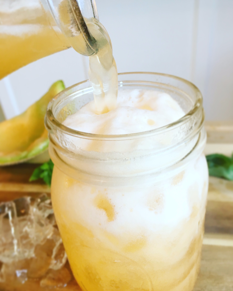 Agua de melón - Delirios de Cocina