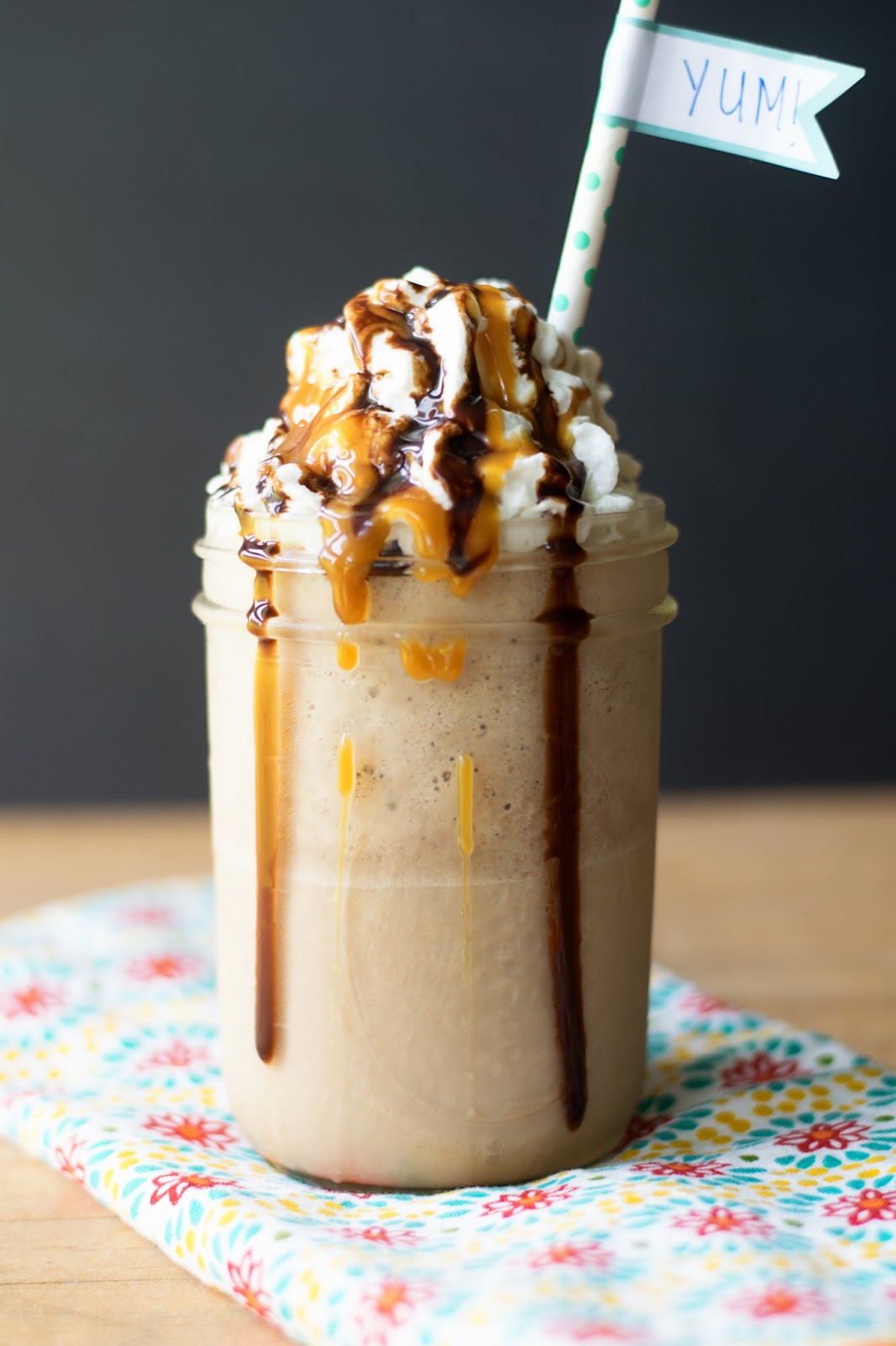 How to Make a Caramel Mocha Chip Frappe The Kitchen Wife