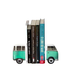 aparador de livro kombi, gorila clube, belezait