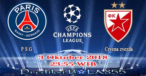Prediksi Bola855 Paris Saint Germain vs FK Crvena zvezda 3 Oktober 2018 Prediksi Bola855 Paris Saint Germain vs FK Crvena zvezda 3 Oktober 2018