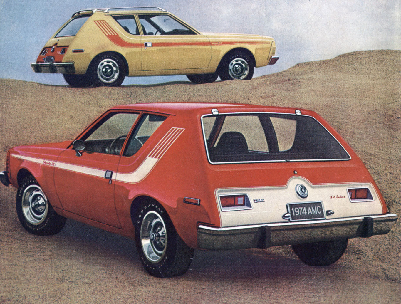 phscollectorcarworld: 1972-1976 AMC Gremlin 304 V8: mini muscle car